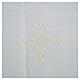Altar linens, Corporal in linen and cotton, cross embroidery, 2 s2