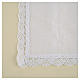 Altar linens, Corporal in linen and cotton, cross embroidery, 2 pcs s3