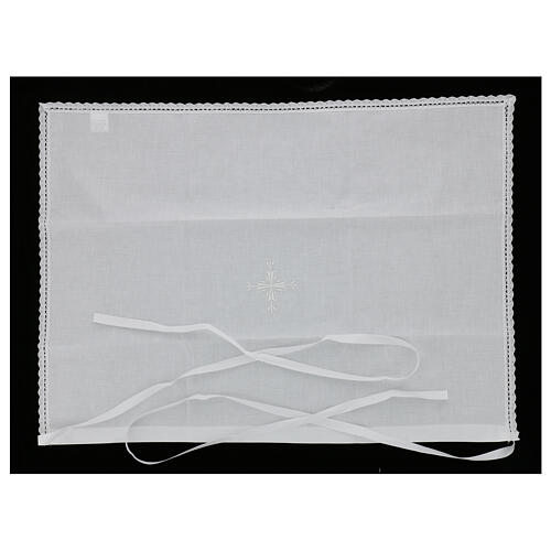 Altar linens, set of 5 in linen and cotton with amice 4