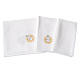 Altar linens set, with Jesus Blessing s2