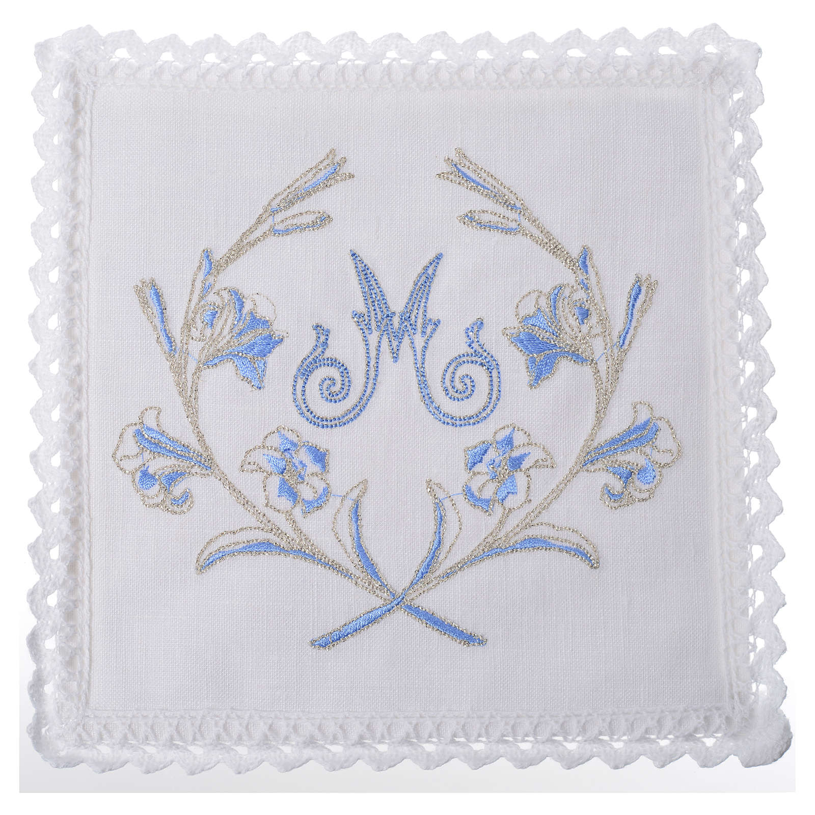 Kelchgarnitur Mariensymbol und Dekorationen, 100% Leinen | Online ...