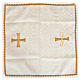Chalice veil with golden cross motif s4