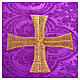 Chalice veil with golden cross motif s6