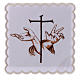 Altar linen Stigmata hands of Jesus & Cross, cotton s1