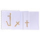 Altar linen fish anchor and cross, cotton s3