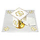 Altar linen wheat circle and PAX symbol, cotton s2