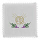 Servicio de altar hilo racimos uva hojas hostia símbolo JHS s1