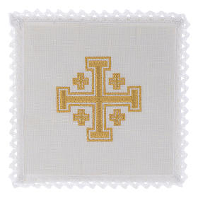 Altar linen Jerusalem Cross