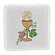 Altar linen grapes golden borders, chalice host and JHS s1