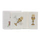 Altar linen grapes golden borders, chalice, host and JHS s2