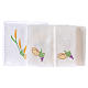 Altar cloth set with bread grapes wheat& JHS symbol s2