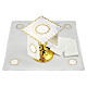 Altar linen host and white embroidery JHS s1