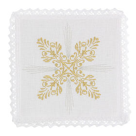 Bielizna kielichowa i welony: Bielizna kielichowa len dekoracje kwieciste styl barokowy