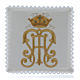 Bielizna kielichowa len symbol JHS złoty z koroną s1
