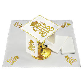 Bielizna kielichowa i welony: Bielizna kielichowa bawełna świeca promienie Alfa i Omega