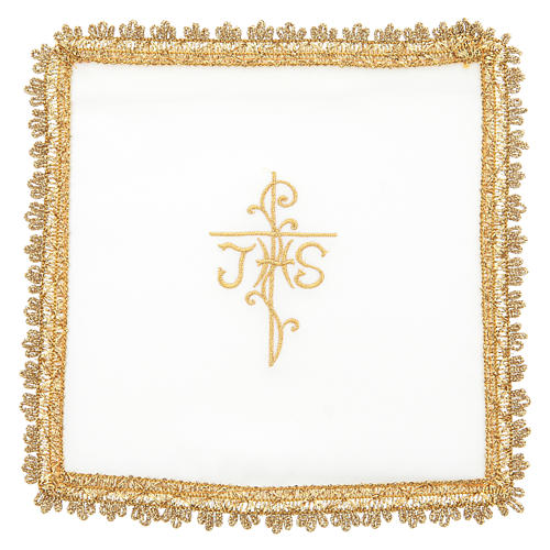 Chalice veil in Vatican fabric, polyester with removable card 4