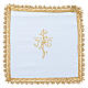 Chalice veil in Vatican fabric, polyester with removable card s5