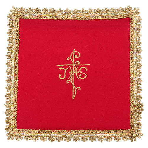 Chalice veil in Vatican fabric, polyester with removable card 3