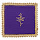 Chalice veil in Vatican fabric, polyester with removable card s6