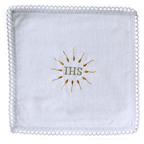 Liturgical set with IHS in pure cotton