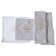 Church Altar Cloth Set with IHS in pure cotton s2