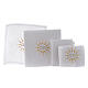 Liturgical set with IHS symbol in pure linen s2