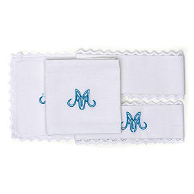 Marian Liturgical set with in pure cotton