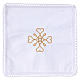 Liturgical set with cross symbol in pure cotton s1