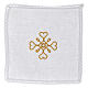 Liturgical set with cross symbol in pure linen s1
