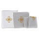Liturgical set with cross symbol in pure linen s2