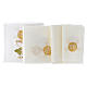 Altar cloth linen set 100% linen bread and wine chalice s2