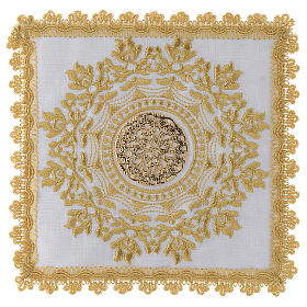 Altar linen set golden gothic design 100% linen
