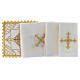 Mass linen set with golden designs 100% linen s2