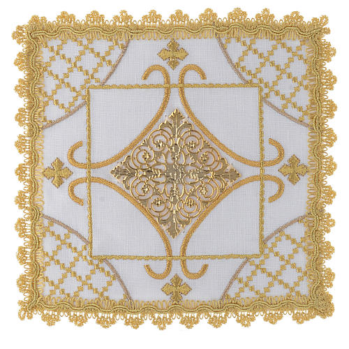 Mass linen set with golden designs 100% linen 1