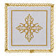 Mass linen set Cross with glass applique, 100% linen s1