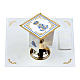 Marian mass linen set 100% linen with embroidered crown s2