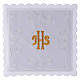 Altar linen with golden IHS symbol s1