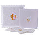 Altar linen with golden IHS symbol s3