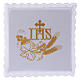 Altar linen with IHS and grapes embroidery s1
