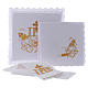 Altar linen set with gold and white embroidery s3