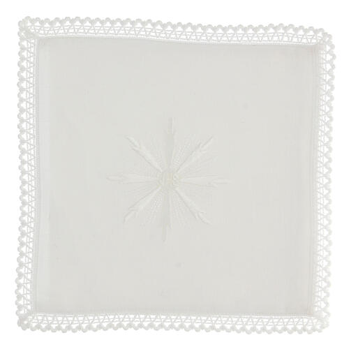 White altar linens, 100% linen, white decorations Gamma 1