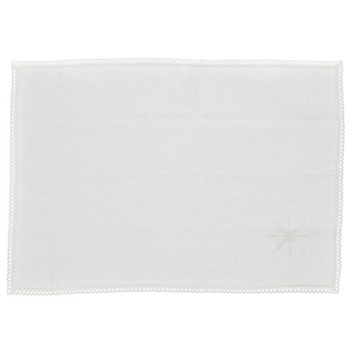 White altar linens, 100% linen, white decorations Gamma 4
