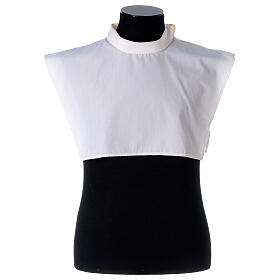 Ivory amice 55% polyester 45% cotton, shoulder zipper Gamma