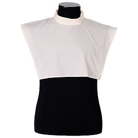 Ivory amice 55% polyester 45% cotton, shoulder zipper Gamma