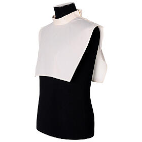 Ivory amice 55% polyester 45% cotton, shoulder zipper Gamma