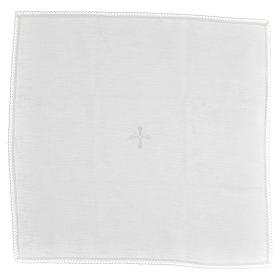 Corporal blanc 100% lin avec broderie blanche