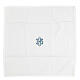 Altar linens with embroidered blue IHS 100% cotton s3