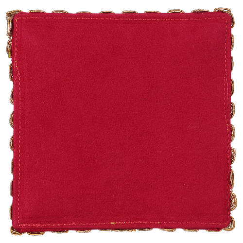Pale croix tissu rouge 3