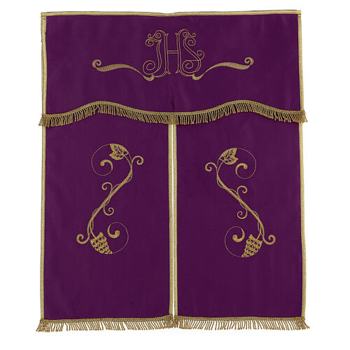 Konopeum, zakrycie puszki liturgicznej, bawełna mieszana, cztery kolory 5