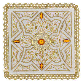 Altar linens, set of 4, 100% LINEN, gold embroidery, Limited Edition